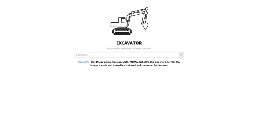 Excavator Search Engine Link